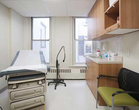 Treatment Room for Patients at Maiden Lane Medical