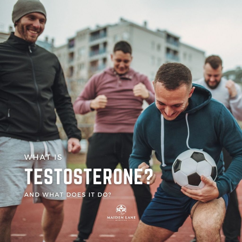 Men without low testosterone issues playing sports - Maiden Lane Medica, NYC