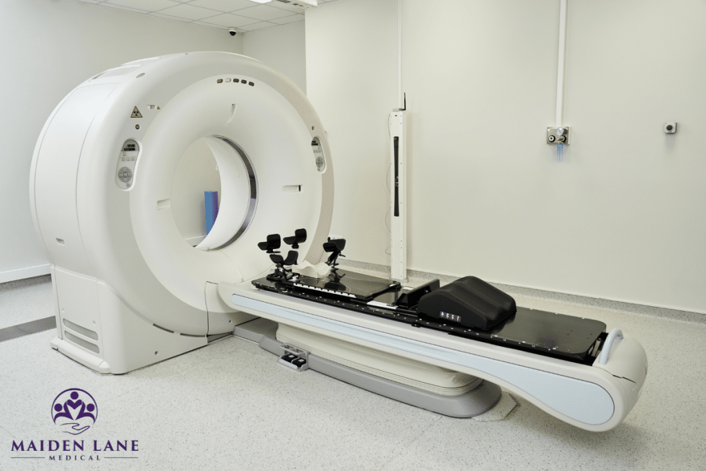 An MRI used to diagnose prostate cancer in Manhattan, New York.